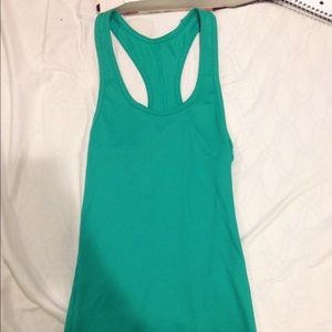 Green tank top