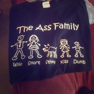 Ass family t shirt
