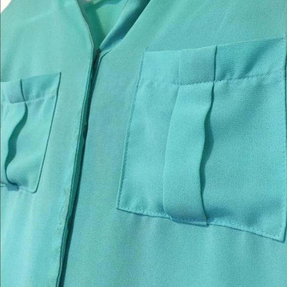 [HOLD] Pretty Mint Top⭐️ - Picture 2 of 3