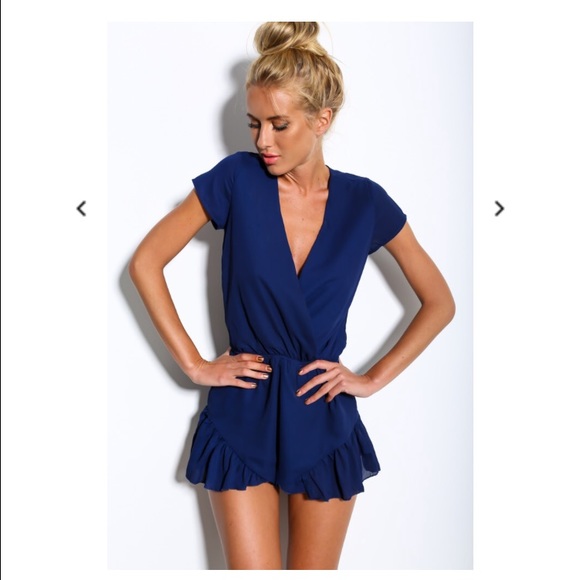Navy romper