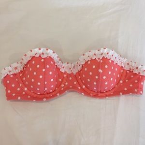 Victoria's Secret 34A poke dot swim top