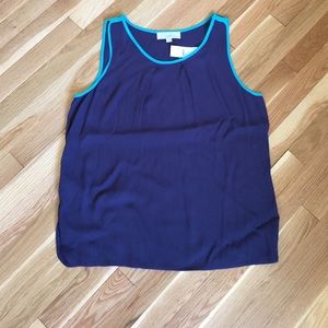 Loft Navy blue top