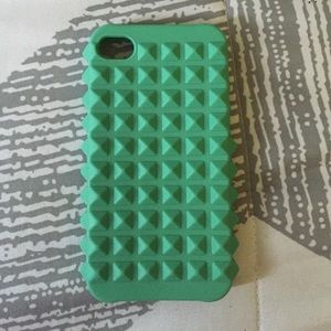 IPhone 4/4s: Mint green stud case