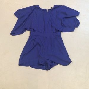 Royal blue Romper