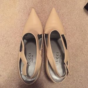 Gucci nude heels