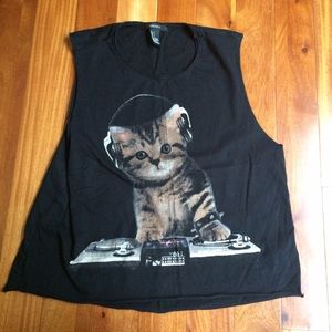 DJ Kitty crop top