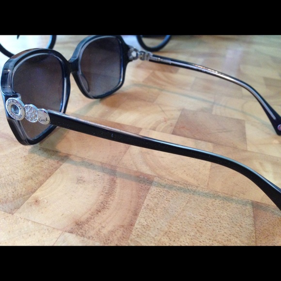 Authentic black Coach sunglasses