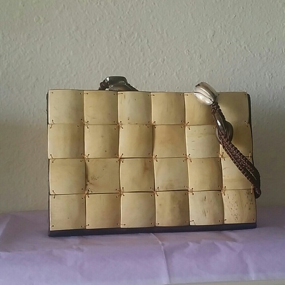 Bamboo & Seashells purse