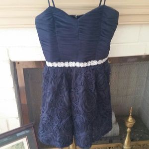 Navy blue dress