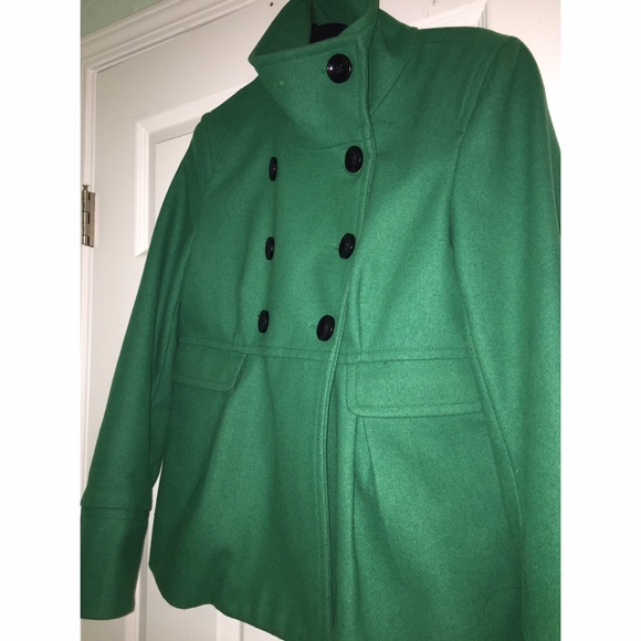 Old Navy Kelly Green Peacoat