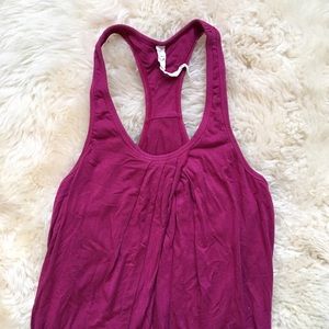 Lululemon Magenta Flowy Racerback Tank