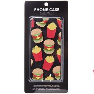 NWT iPhone 6 cheeseburger & French fries case!
