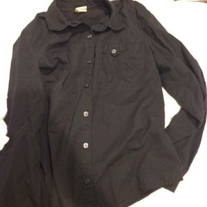 Black button up
