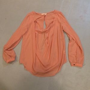 Peach blouse