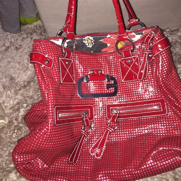 Red guess bag