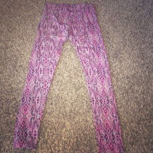 Tribal print leggings