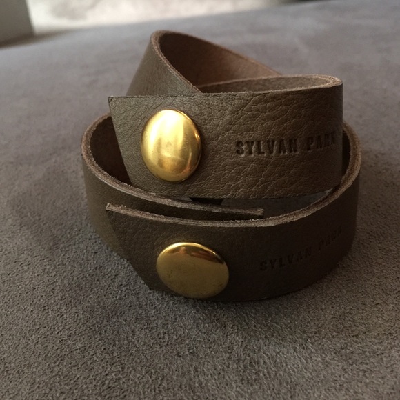 Leather Sylvan Park snap bracelet - Picture 4 of 4