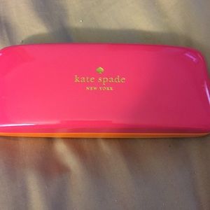Kate Spade glasses case w/UNUSED lens cloth