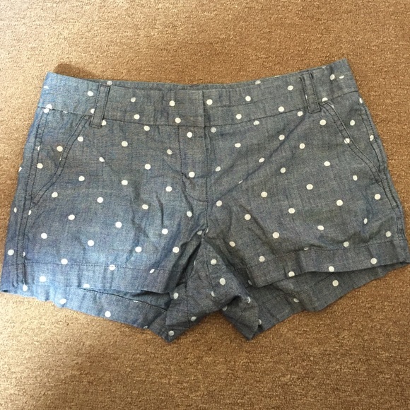 Jcrew polka dot shorts
