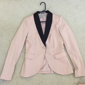 NWOT H&M pink and black blazer