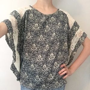 Boxy lacy top