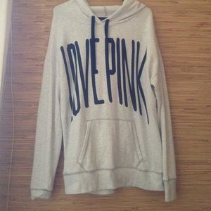 Victoria's Secret "PINK" gray hoodie