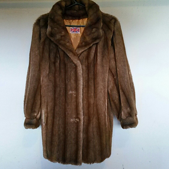 Faux fur coat
