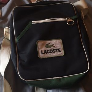 Large cross body Lacoste purse