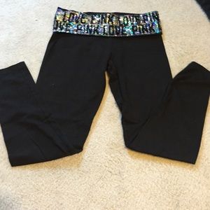 Sequined Victoria's Secret Yoga Pants