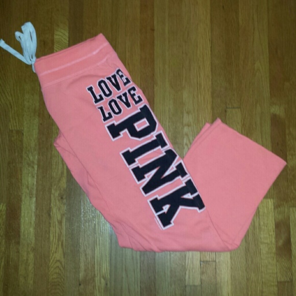 Love pink sweatpants