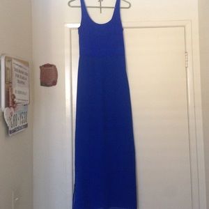 Blue long dress