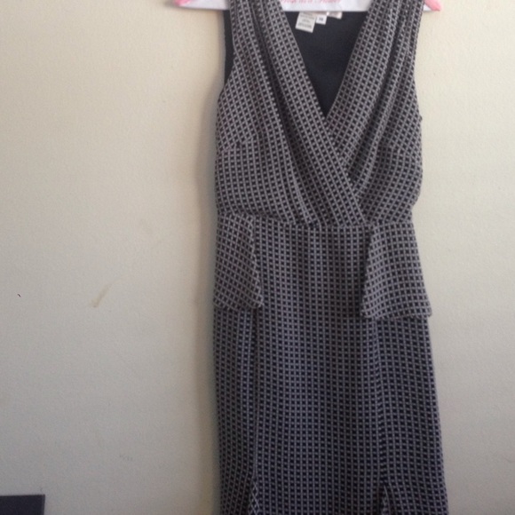 Black and white dress