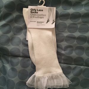 American Apparel socks with ruffles