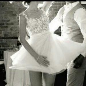White Sherri Hill Dress