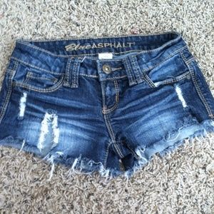 Blue ASPHALT shorts
