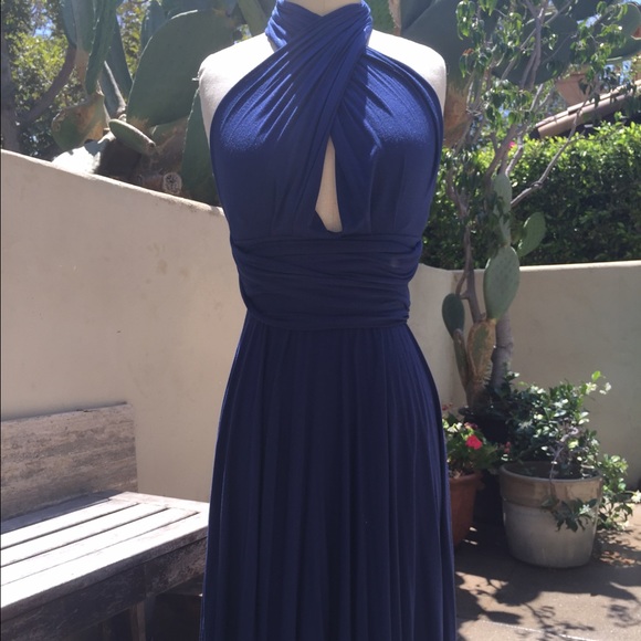 TART Dark royal blue versatile dress size S - Picture 3 of 4