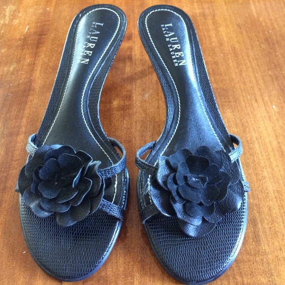 Lauren Ralph Lauren Slide Sandals - Picture 2 of 4