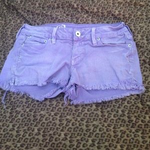 Purple shorts