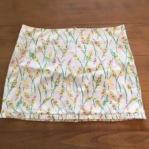 NWOT Lilly Pulitzer Callie skirt ruffle trim 12