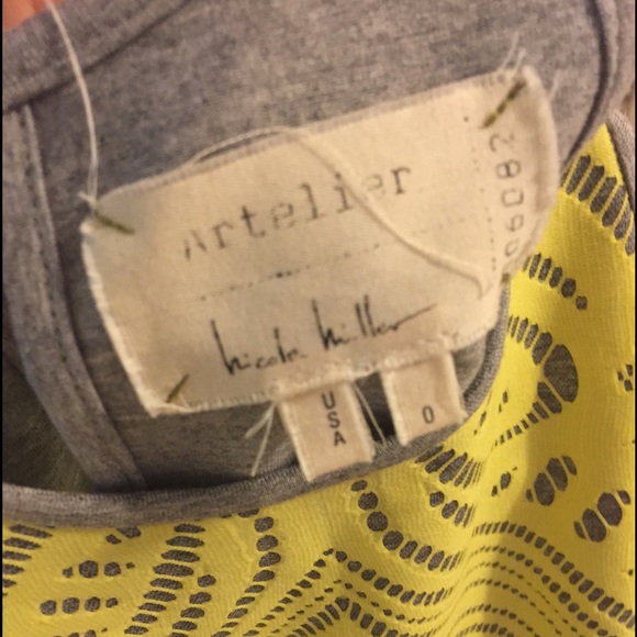 🚫SOLD Nicole Miller | Yellow Halter Summer Dress - Picture 3 of 3