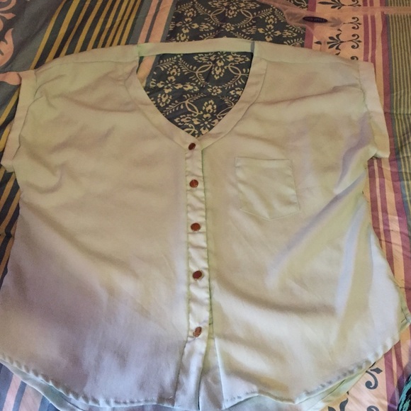 Charlotte Russe button up top