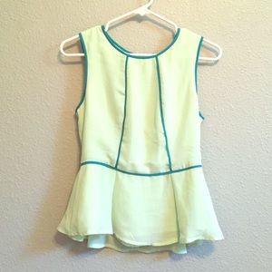 Peplum tank