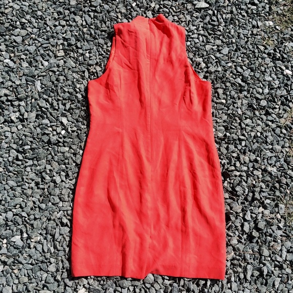 Silk Peach Dress - Picture 3 of 4