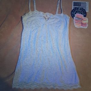 Grey lace Cami