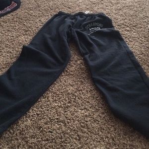 Navy blue sweatpants
