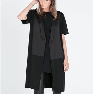 ZARA black waistcoat