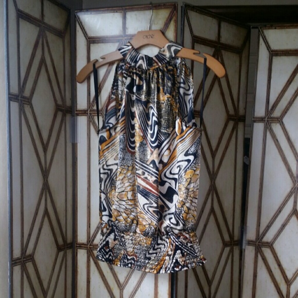 Cache Tops - Sleeveless Multi -Colored Top