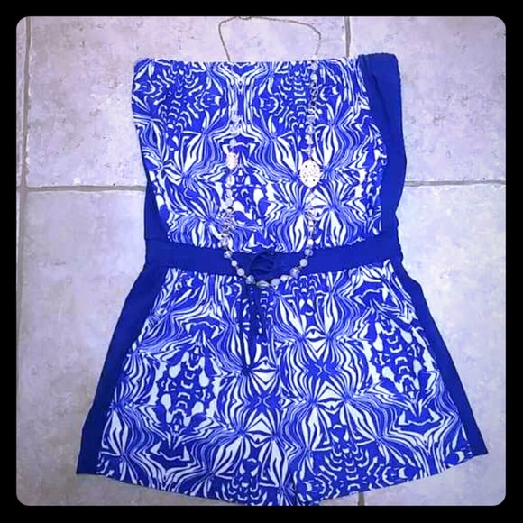 andree Other - Blue and white romper