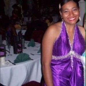 Purple Prom dress "beaded"