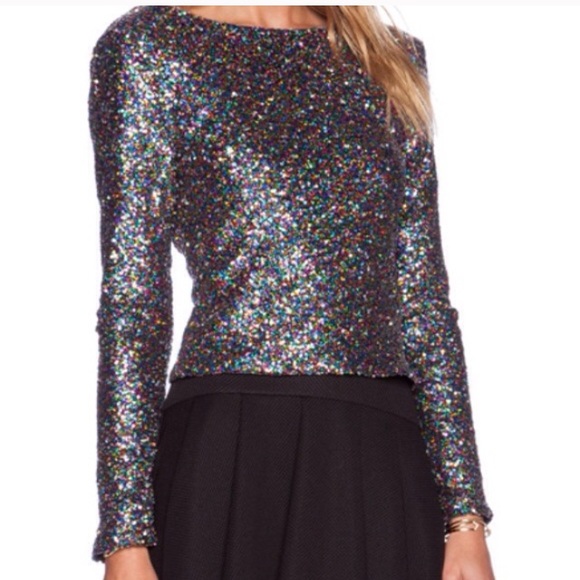 🎉HP🎉Nasty Gal- WYLDR sequin party jacket - Picture 4 of 4